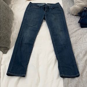 Medium wash skinny Paige jeans